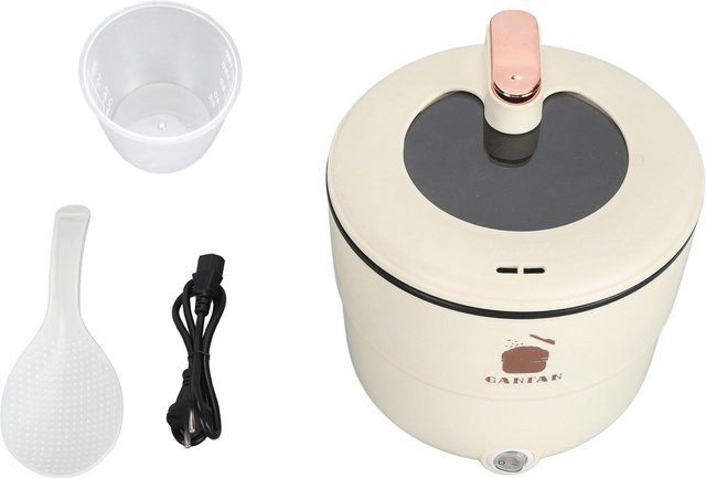 Multifunktionaler elektrischer Reiskocher Tooarts mit Antihaftbeschichtung, 1,8 l, Weiß - Bild 1