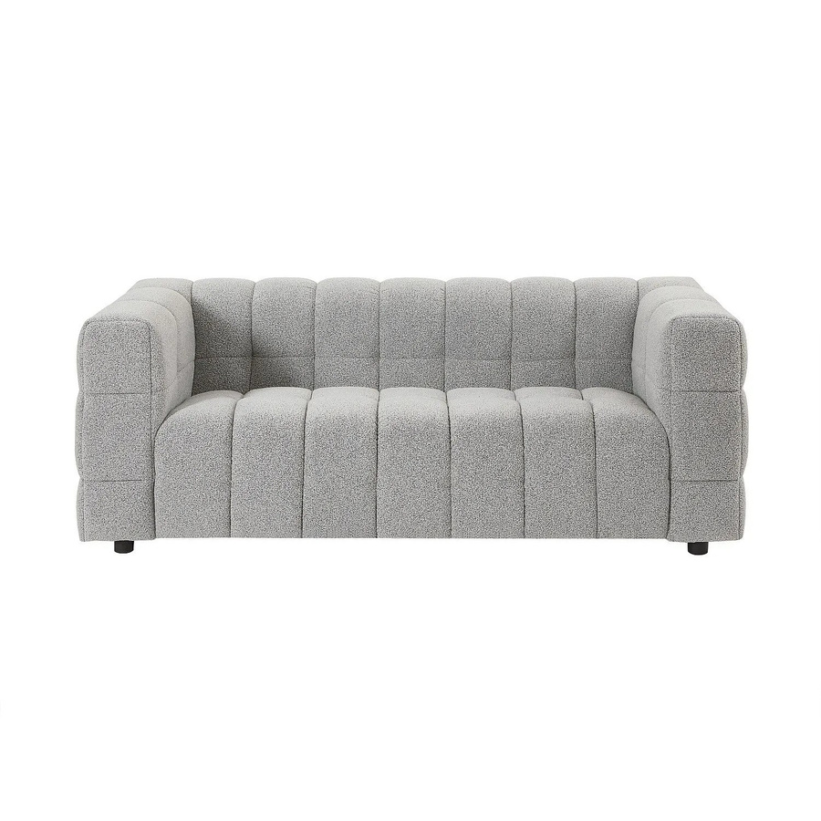 Pascal Morabito Sofa Lerici in Lichtgrau mit Bouclé-Stoff und Armlehnen - Bild 2