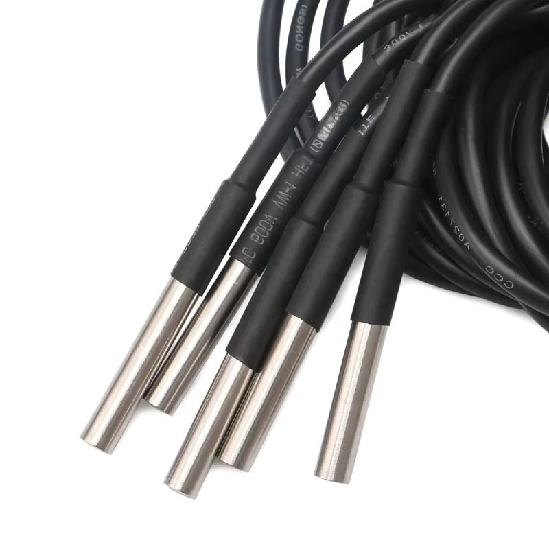 NUORMK DS18B20 Wasserdichter Temperatursensor in Schwarz für Arduino und ESP32 DIY Kits - Bild 1