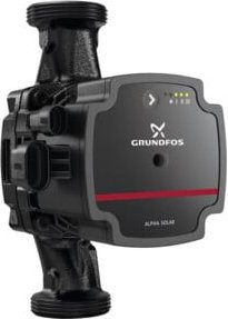 Grundfos Primärpumpe Solar Alpha 25-75 in Schwarz, G 1 1/2, Länge: 180 mm, PN 10, 230 V - Bild 1