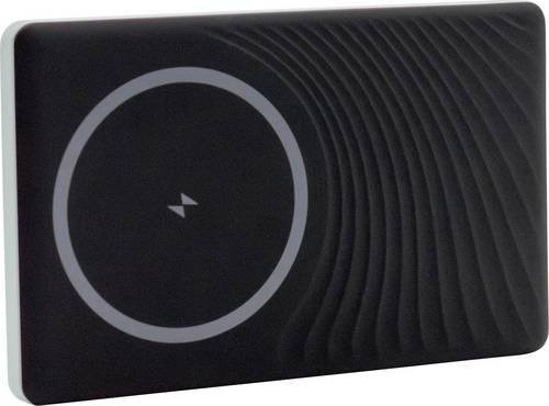 RealPower MAG ultra slim Powerbank 5000 mAh mit MagSafe und USB-C PD in Silber und Schwarz - Bild 1