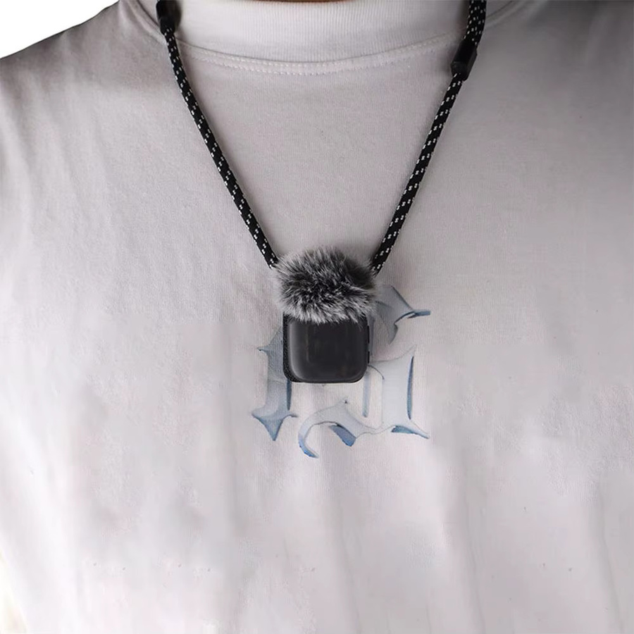 DJI Magnetisches Halsband für DJI Mic Mini 2 und Mic 2, Verstellbarer Freihändiger Mikrofonhalter, Schwarz - Bild 3
