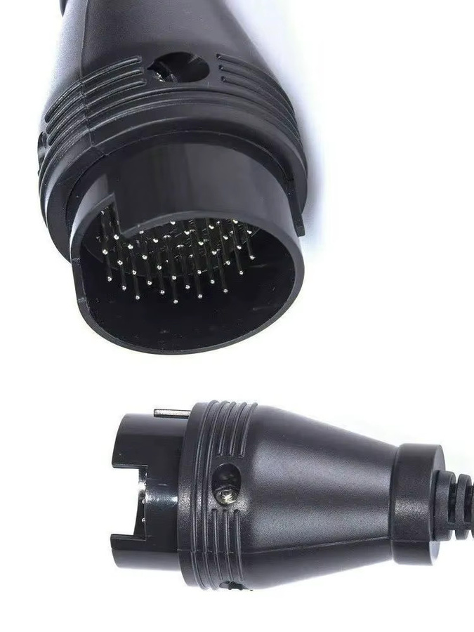 OBD1 auf OBD2 Diagnose-Adapter 38Pin zu 16Pin für Mercedes W124 W140 W202 W210 in Schwarz - Bild 5