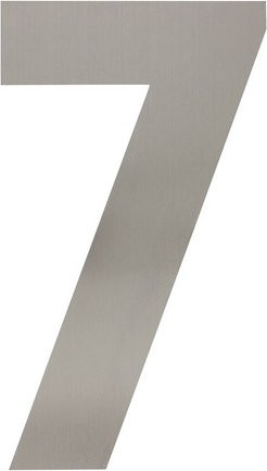 Intersteel Hausnummer 7 XXL aus Edelstahl in Silberfarben - Bild 1