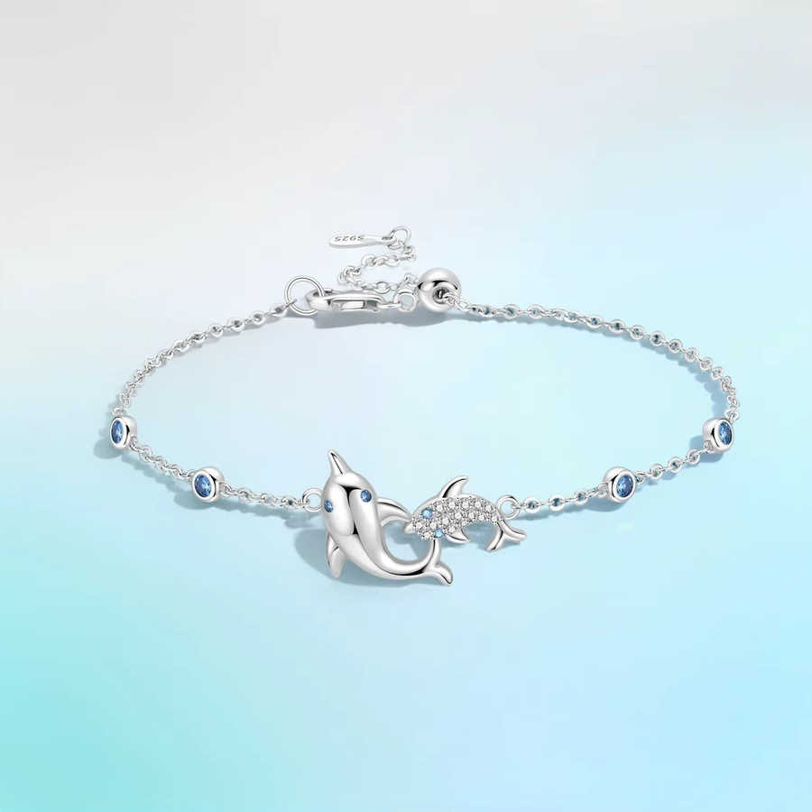 MISEFF Armband, 925 Silber, Delfin, Damen - Bild 2