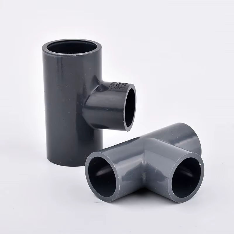 SgooHan PVC Rohr Verbindungsstücke Set in Grau für Aquarium und Bewässerung, 2 Stück mit Gerade, Ellenbogen und Tee Verbindungen - Bild 2