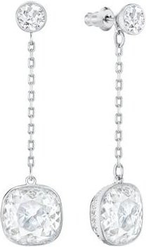 Swarovski Ohrringe Damen, Weiß, Kristall - Bild 1