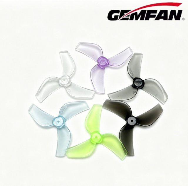 4 Paar Gemfan 1219S 3-Blatt PC-Propeller für Micro TinyWhoop FPV Freestyle Drohnen in Lila, 31 mm Durchmesser - Bild 1