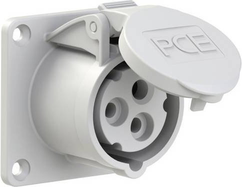 PC Electric 313-1 CEE Anbaudose 16A 3polig IP44 Grau - Bild 1