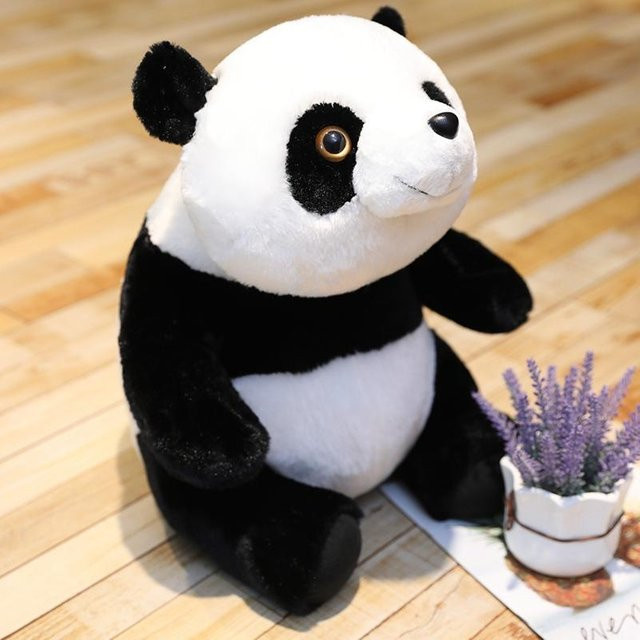 Kidsly Panda Plüsch Spielzeug, Schwarz und Weiß, 40cm - Bild 1