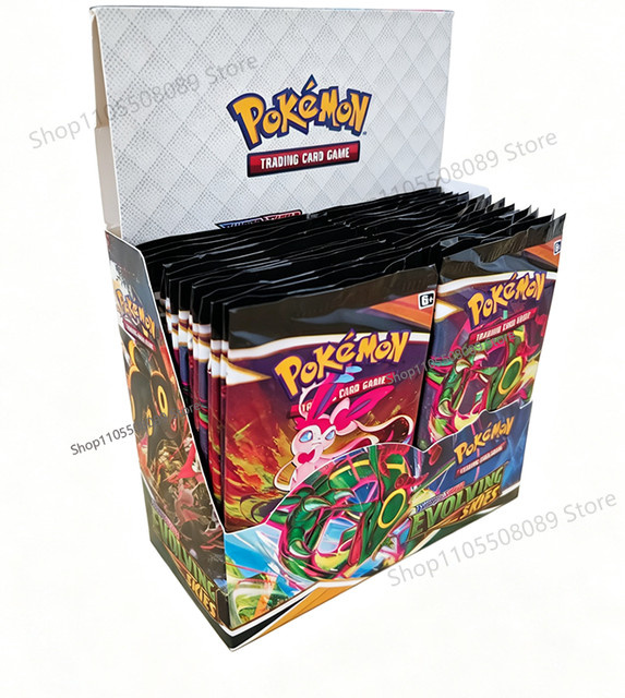 Bandai Pokémon TCG Schwert & Schild Evolving Skies Booster Box, Sammelkartenspiel, ab 6 Jahren - Bild 1