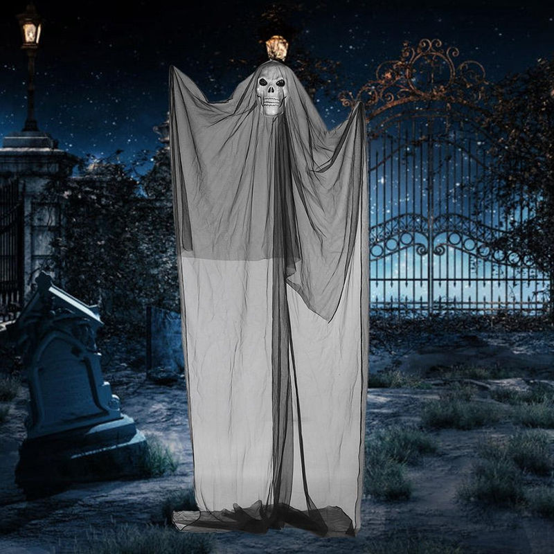 Neoglint Halloween Skelett Hänger Dekoration Schwarz B: 330 cm, H: 200 cm - Bild 5