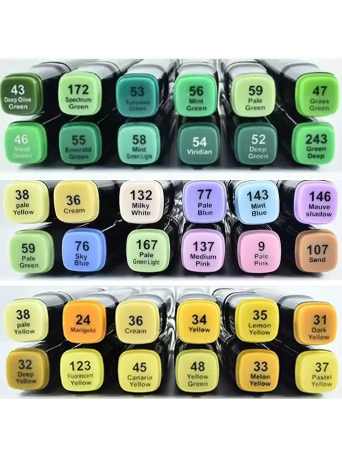 12er Set Macaron Alkoholmarker mit Doppelspitze für Skizzieren und Zeichnen, bunte Animationsmarker für Schule und Erwachsene - Bild 4