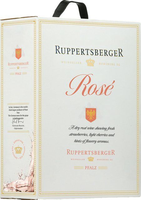 Ruppertsberger Weinkeller Roséwein, Dornfelder, Pfalz, 2024, halbtrocken, 3 l - Bild 1