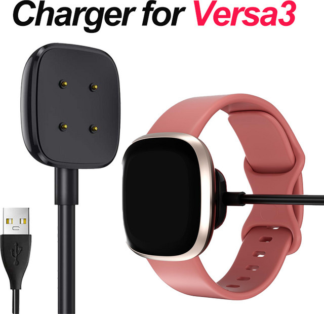 Fitbit Ersatz-Ladekabel, Silikon, Schwarz, Unisex - Bild 1