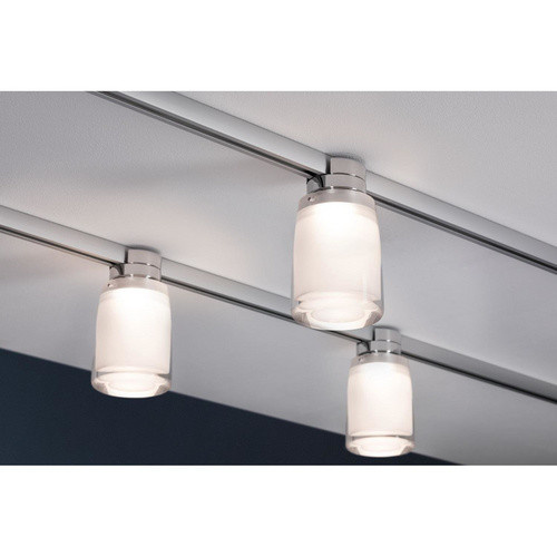 Paulmann Safira URail LED-Schienensystem-Leuchte, dimmbar, Chrom/Silber, inkl. Leuchtmittel, 5,2 W - Bild 2