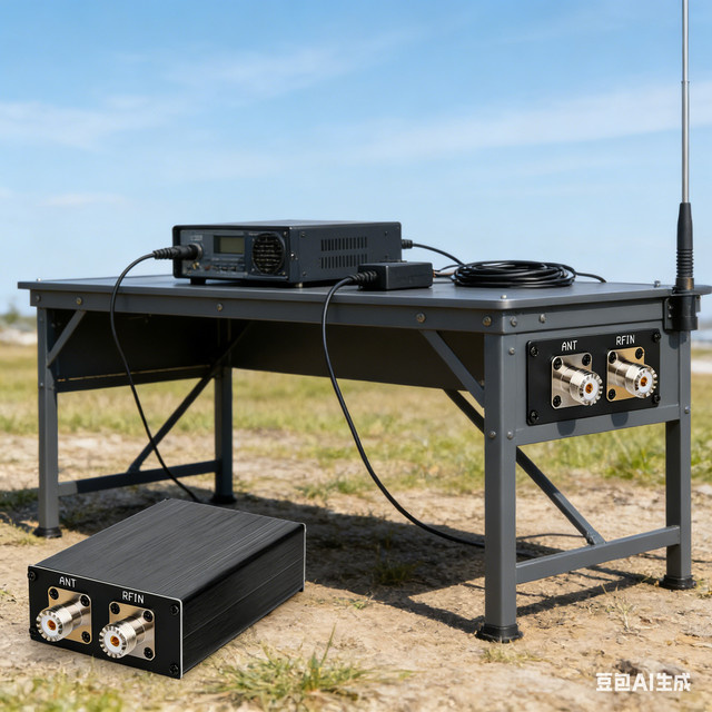 diymore ATU-100Pro Automatischer Universeller Antennentuner 120W 1,8-55MHz mit 0,96-Zoll OLED-Display und Metallgehäuse in Schwarz - Bild 1
