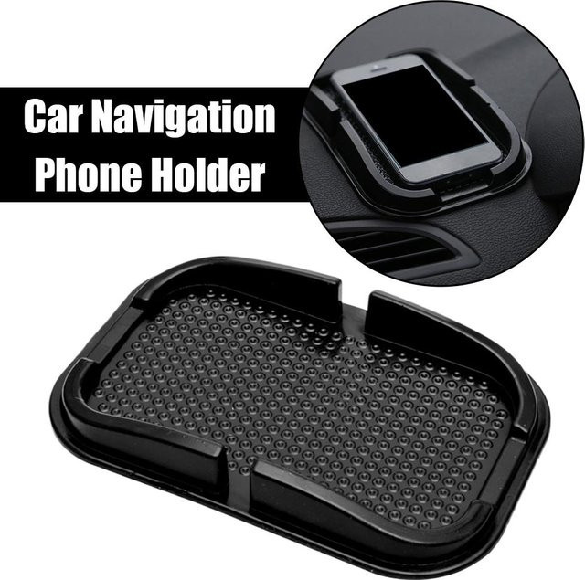 Universelle Silikon Auto Smartphone Halterung für das Dashboard in Schwarz, Anti-Slip Grip für Navigation und Freisprecheinrichtung - Bild 1