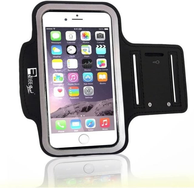 EF CONNECTION Sportarmband in Schwarz kompatibel mit iPhone 7 und iPhone 8 - Bild 1