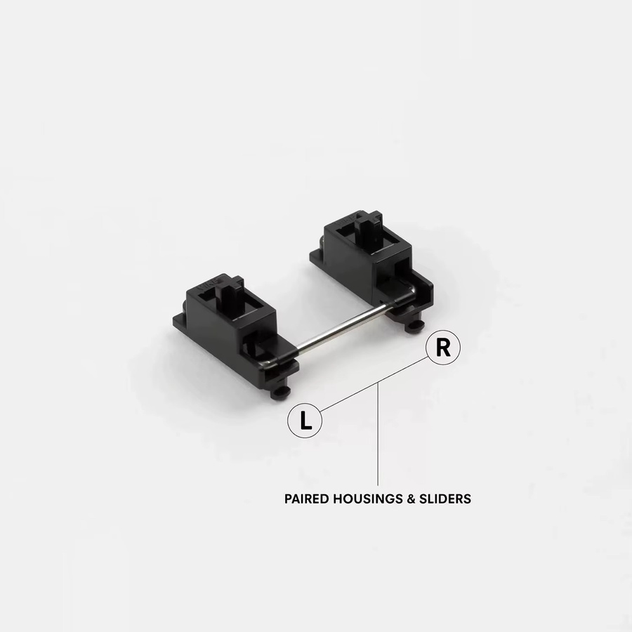 TYPEPLUS X YIKB PCB-Schraubstabilisatoren für mechanische Tastaturen in Schwarz für 60 % und 80 % Layouts mit 7U-Leertaste - Bild 4