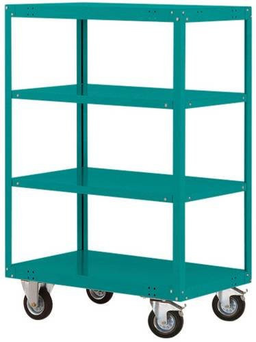 Manuflex Etagenwagen TRANSOMOBIL TP4133.5021 in Wasserblau mit Stahlgestell - Bild 1