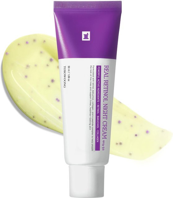 Tosowoong Retinol Nachtcreme, 50 ml, Retinol & Bakuchiol, Empfindliche Haut - Bild 1