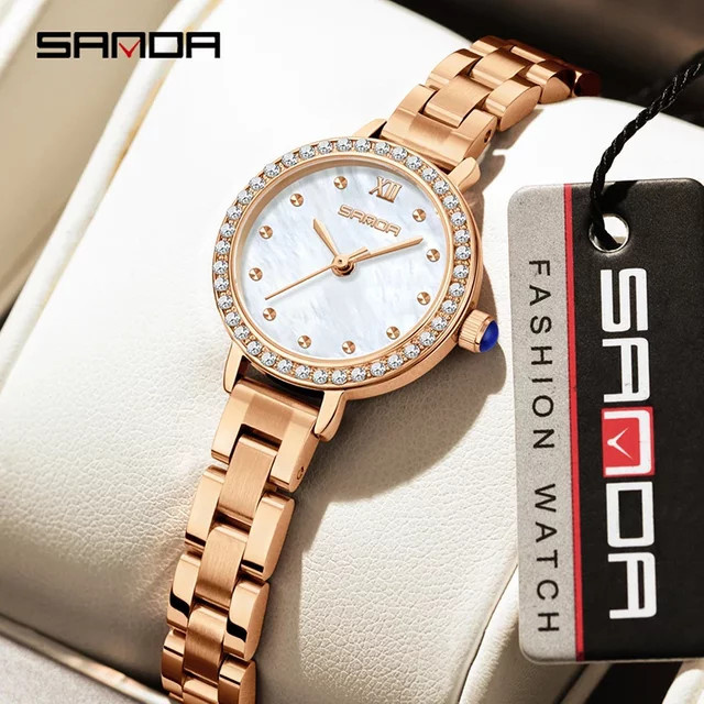 SANDA Armbanduhr, Quarz, Legierung, Damen, wasserdicht - Bild 1