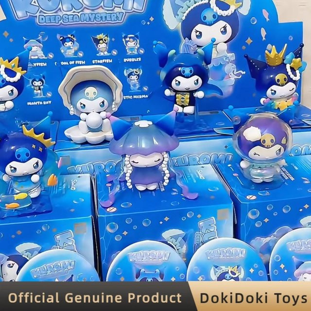 Sanrio Kuromi Tiefsee-Mystery-Serie Blind Box mit niedlichen Figuren zur Desktop-Dekoration in Multicolor - Bild 1