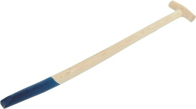 LUX-TOOLS T-Spatenstiel Comfort aus Naturholz, Länge: 85 cm, Durchmesser: 4 cm - Bild 1
