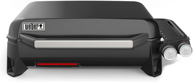Weber Slate GP Premium Plancha Gasgrill in Schwarz mit Gusseisen-Grillfläche, B/T/H: 56 x 41 x 25 cm - Bild 4