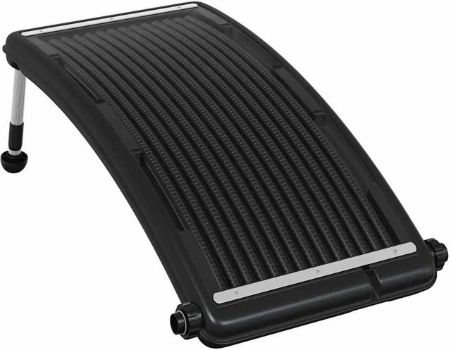 vidaXL Gebogenes Solar-Heizpaneel für Pool in Schwarz mit Sonnenenergie, B/H: 110 x 65 cm - Bild 1