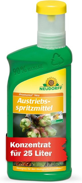 Neudorff Promanal Weißöl Austriebsspritzmittel gegen Schild-, Schmier- und Wollläuse sowie Spinnmilben bei Obst- und Ziergehölzen, 500 ml - Bild 1