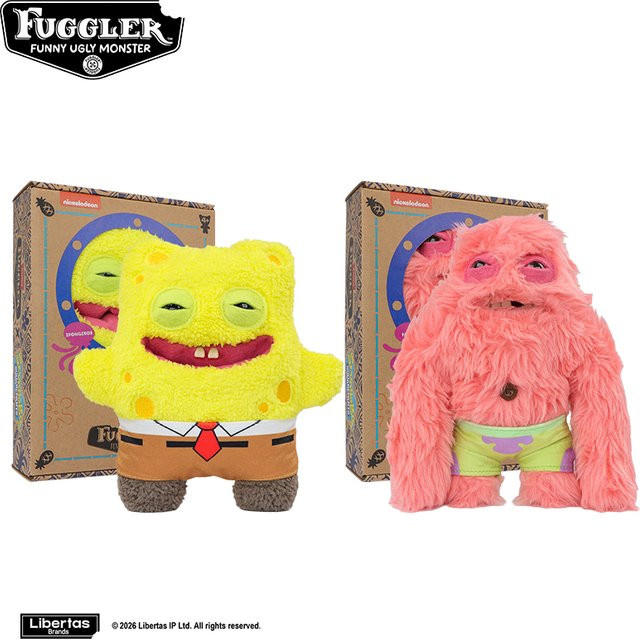 Fugglers Spongebob Schwammkopf Patrick Star, Plüschpuppen - Bild 1