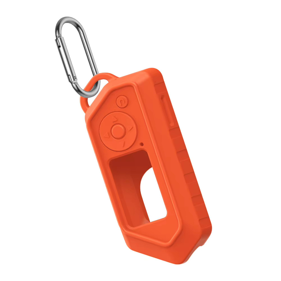 Stoßfeste Silikon-Schutzhülle für Flipper Zero von alloet in Orange mit hängender Schnalle - Bild 3