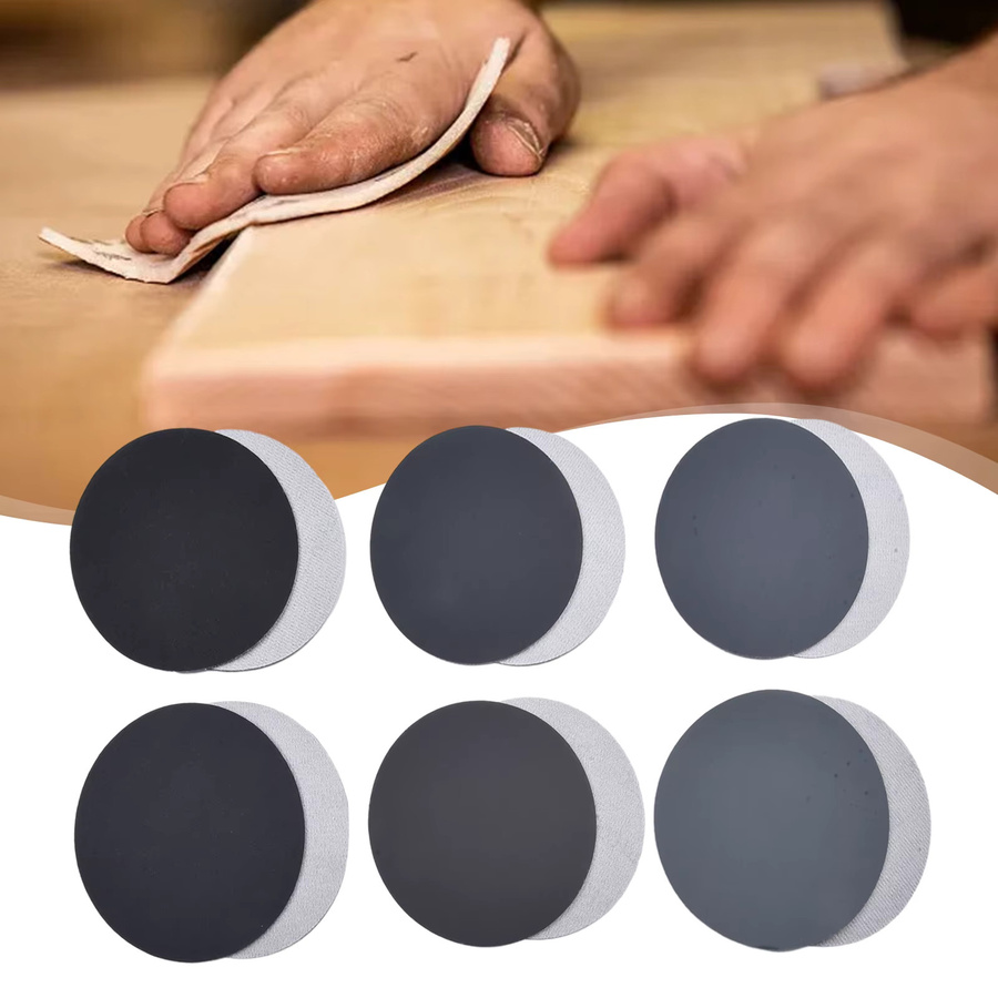 Vibratite Schleifscheiben Set mit 30 Stück, Durchmesser: 125 mm, Körnungen 320 bis 1500 für Holz, Metall und Kunststein - Bild 2