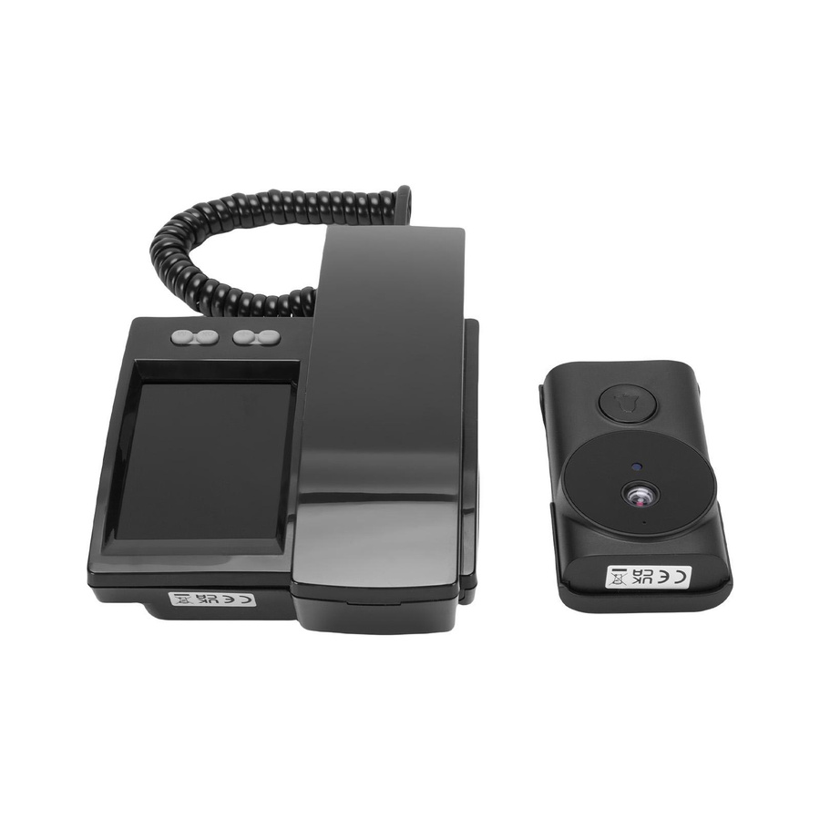 OutsideWorld Drahtlose Video-Türsprechanlage mit 3,5 Zoll IPS-Bildschirm in Schwarz - Bild 3