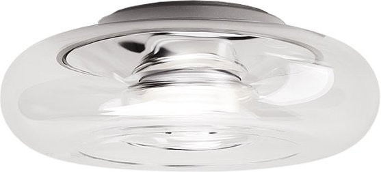 Serien Lighting Don Ceiling S LED-Deckenleuchte mit transparentem Glasschirm, dim2warm (1800K - 3000K) und 32° Abstrahlwinkel, Silber - Bild 1
