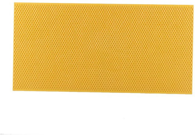CosyHome Imkereirahmen aus Kunststoff mit Wabenfundament in Gelb und Orange - Bild 1