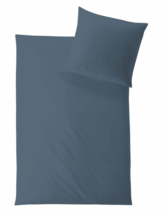 Hefel Classic Uni Mako-Satin Bettwäsche aus Lyocell mit Reißverschluss und Oeko-Tex Standard 100 - Bild 1