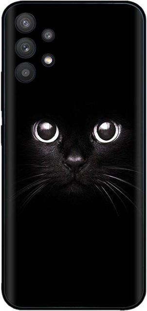 Silikonhülle für Samsung Galaxy A32 4G (SM-A325F/ds) und Galaxy A32 5G (SM-A326B/ds), weiche TPU Handyhülle in Schwarz - Bild 1