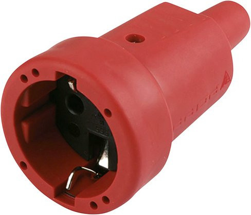 REV-Ritter Kupplung mit Stecker, Rot, Gummi - Bild 1