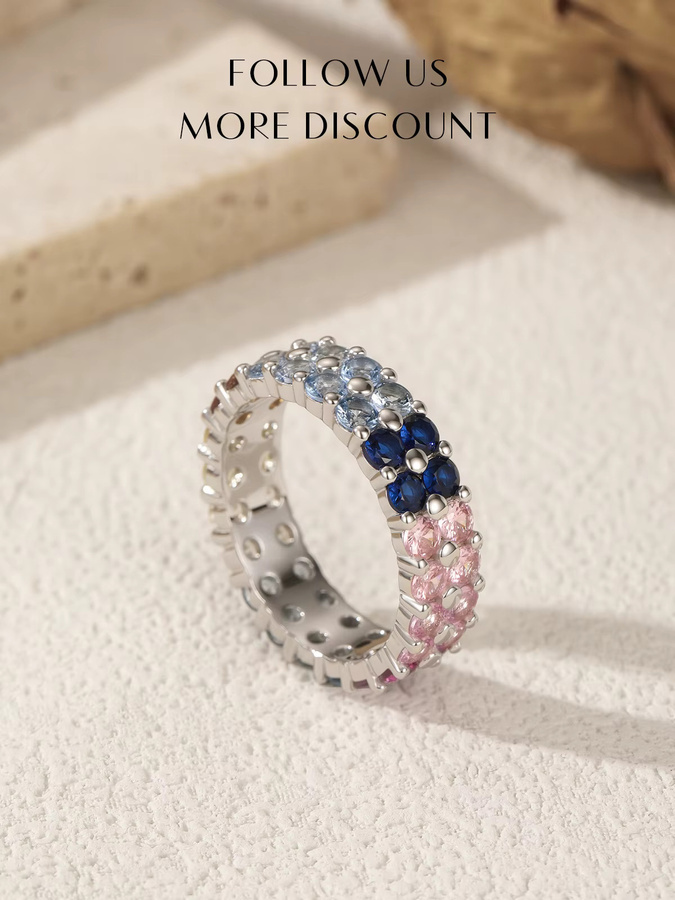 MODIAN Ring, 925 Silber, Zirkonia, Damen - Bild 3