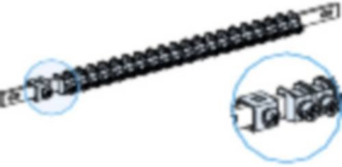 Schneider Electric LVS04200 PrismaSeT-P Linergy TB Erdungsschiene aus Messing in Schwarz, Querschnitt 12x3mm, Klemmen 1x16-35mm² - Bild 1