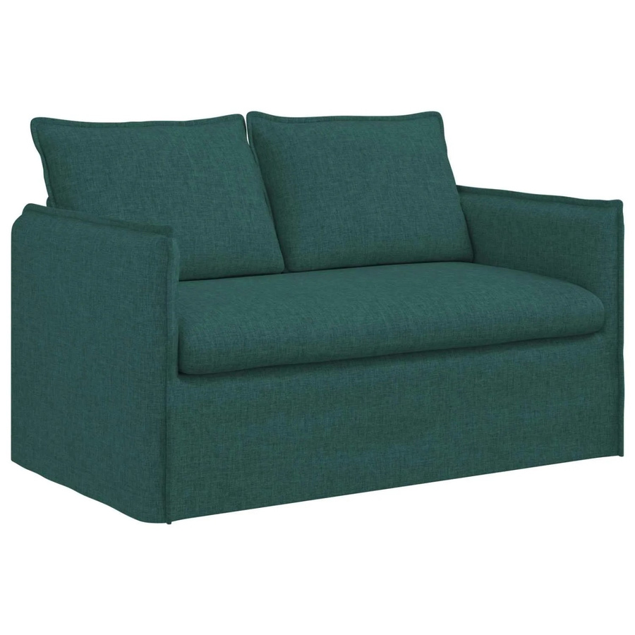vidaXL Sofa Dunkelgrün mit Stoffbezug und Metallrahmen B/T/H: 136 x 82 x 85 cm - Bild 2