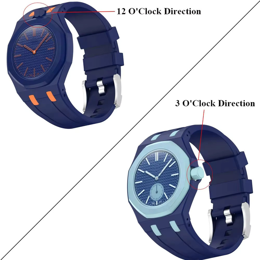 Swatch Uhrenarmband Silikon, Schwarz, 2-in-1 Konvertierungsset - Bild 2