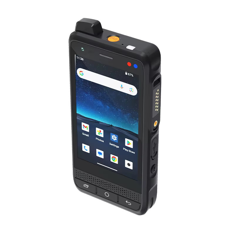 UNIWA F400 Zello PoC Walkie Talkie Robustes Android 15 PDA mit 4G LTE, 4 Zoll Display, 4 GB RAM + 64 GB Speicher, NFC und SOS-Taste in Schwarz - Bild 3