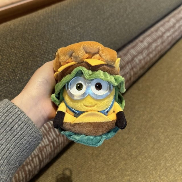 Potdemiel Minion Bob Rucksack-Anhänger, Plüschpuppe, Gelb - Bild 1