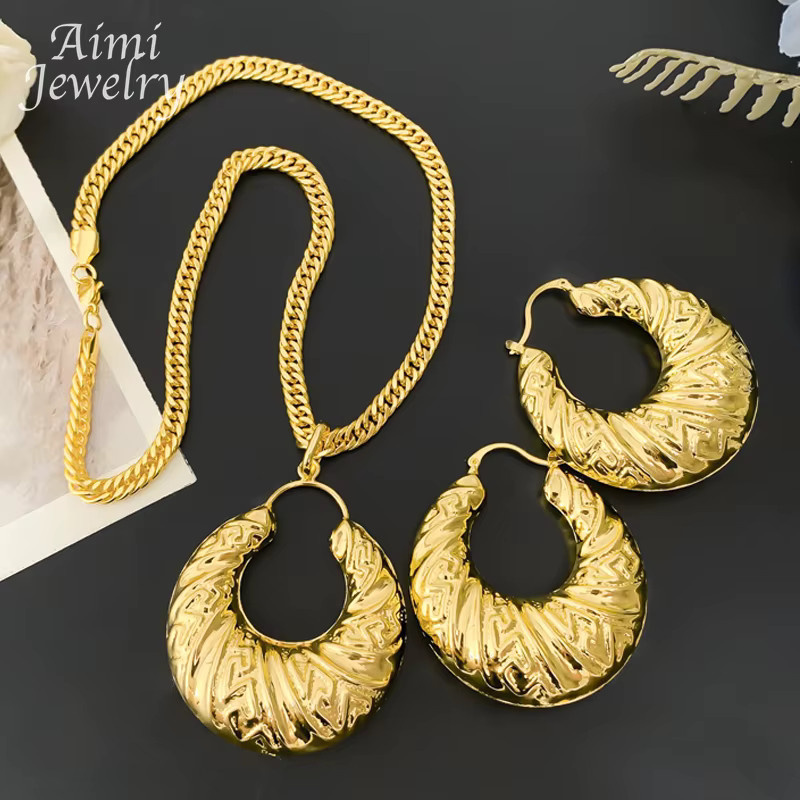 HIPUNK Schmuckset, 18-Karat-vergoldetes Kupfer, Damen - Bild 5