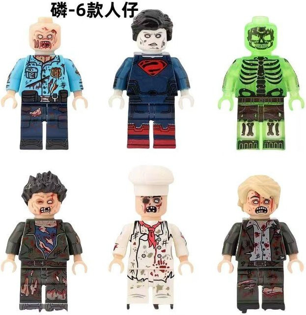 Bai Fen Bai dolls and toys Baustein-Zombie-Legion, humanoide Puppe, Mini-Figuren - Bild 1