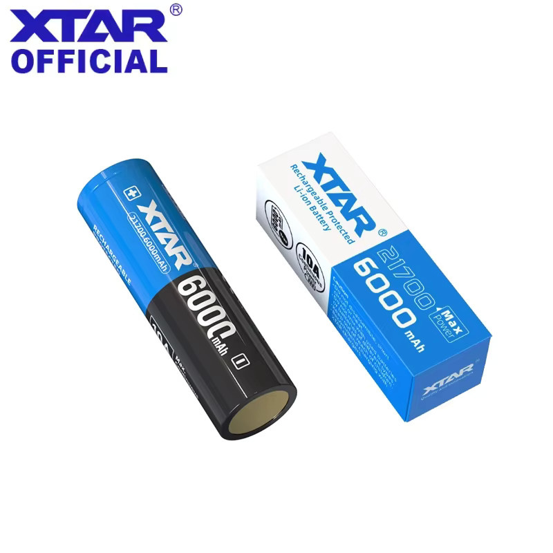 XTAR INR 21700 Hochleistungs-Akku mit 6000mAh und 3,6V für Taschenlampen - Bild 2